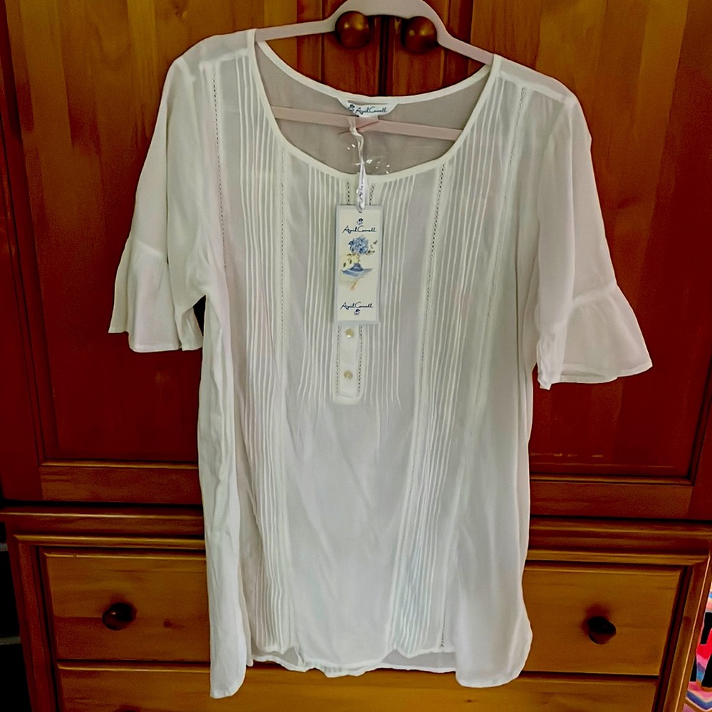 April Cornell Sheer Cotton Tunic NWT